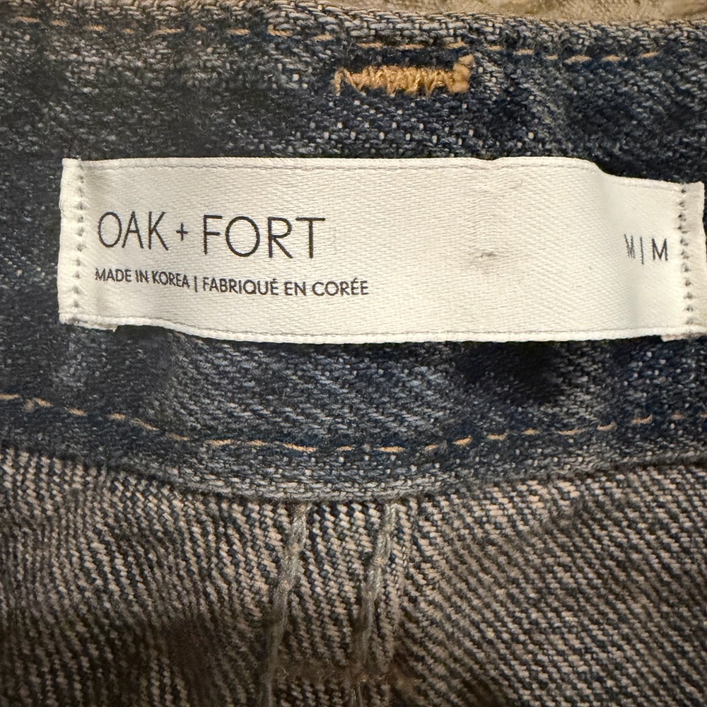 OAK + FORT curve leg relaxed fit jeans - Picture 7 of 8